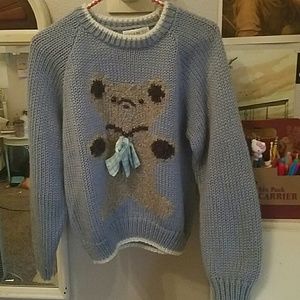 Vintage teddy bear jumper