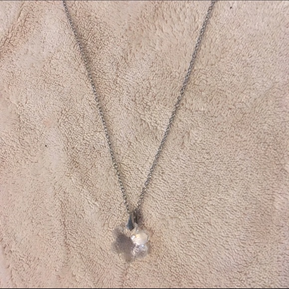 Swarovski Crystal Snowflake Necklace