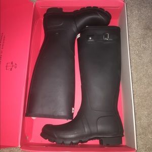 Black Original Women's Tall Hunter Rain Boots
