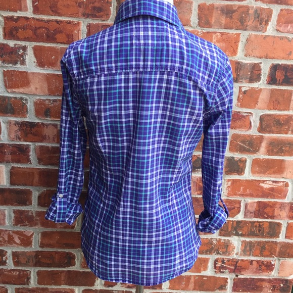 Aeropostale Plaid Button Down Shirt Size S/M - Picture 4 of 4