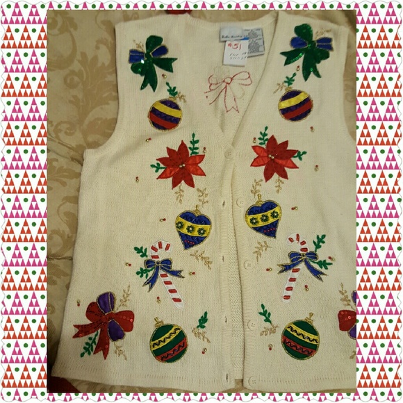 LAST CALL!  Pretty Ugly Christmas CardiVest (#51)