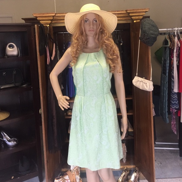 Iridescent Green Sun Dress