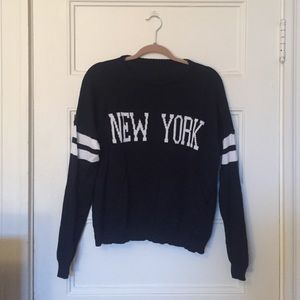 Brandy Melville New York Varsity Sweater
