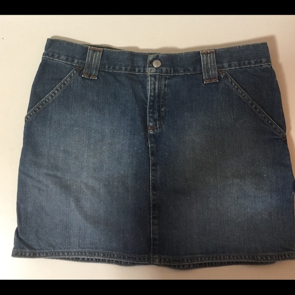 Old Navy Denim Cargo Utility Skirt
