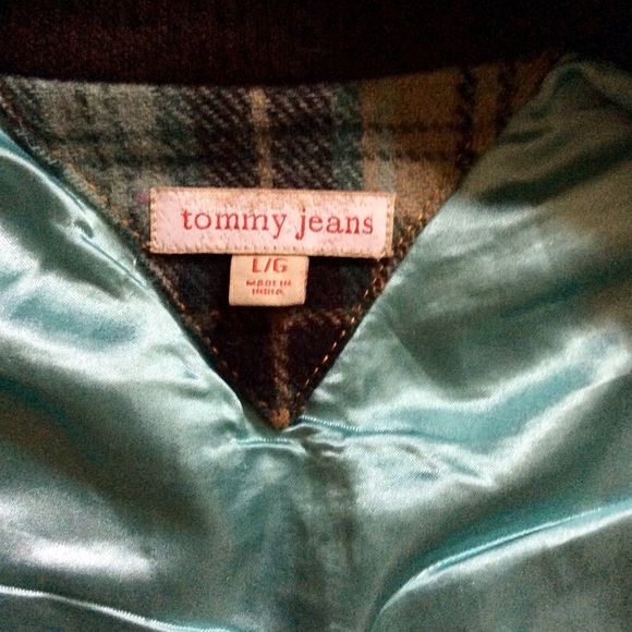 ‼️TOMMY JEANS PLAID WOOL LINED JACKET - Picture 4 of 4