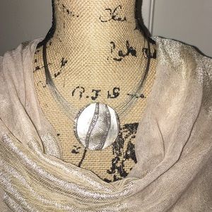 Chico's silver pendant necklace