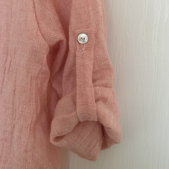 Short Sleeve Button Down Blouse - Picture 5 of 9