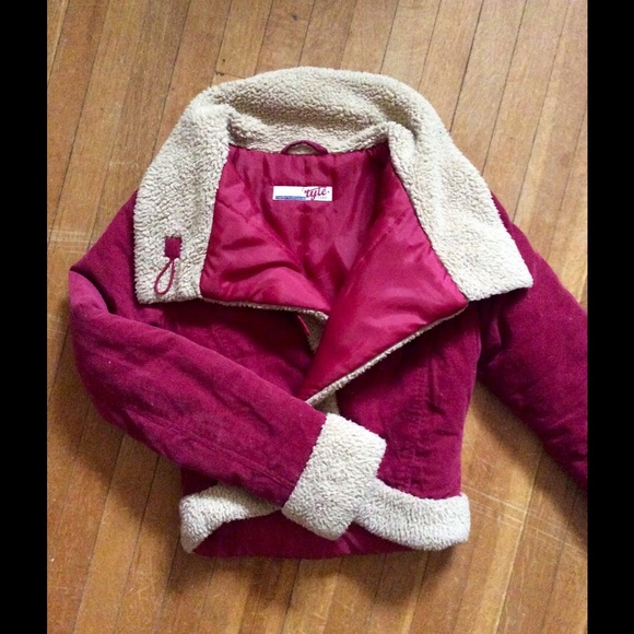 CROPPED CORDUROY TOGGLE COAT - Picture 3 of 4