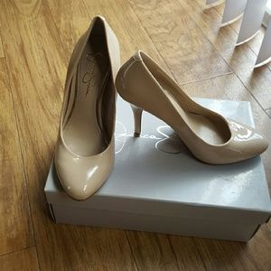 Jessica Simpson *Nude* Closed Toe Heels