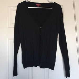 Black cardigan