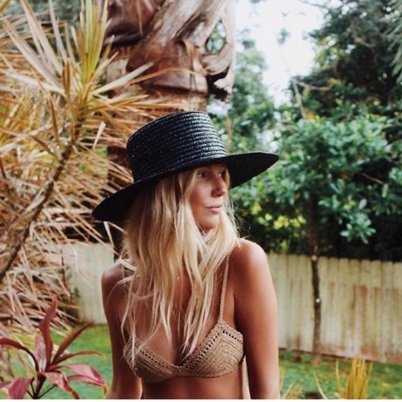 Lack of color straw hat (SOLD OUT!)