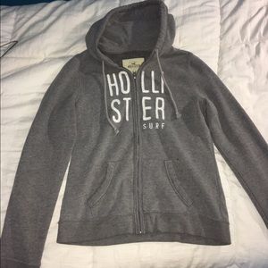 💎Grey Hollister Zip-Up Hoodie💎