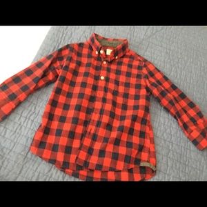 J.Crew Crewcuts Buffalo Check Button Down Oxford