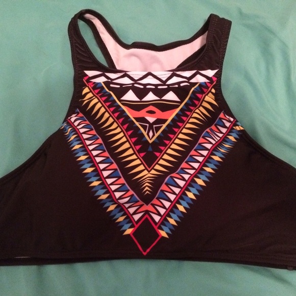 High neck bikini top!