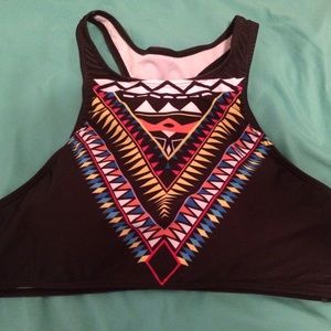 High neck bikini top!