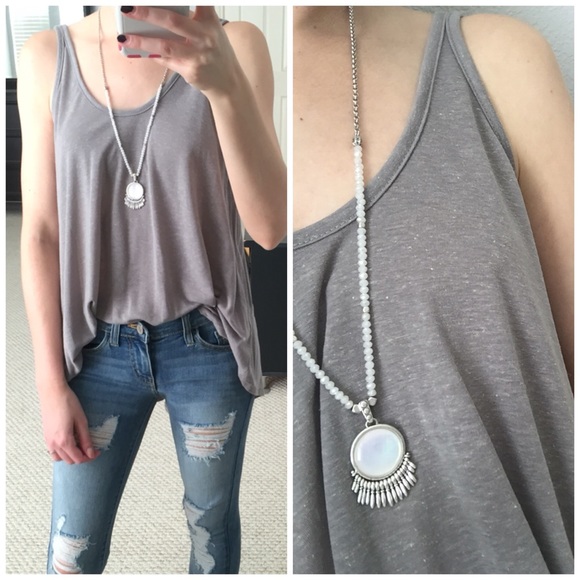 LAST ITEM▫️Perfect Vintage Grey Basic Tank - Picture 4 of 4