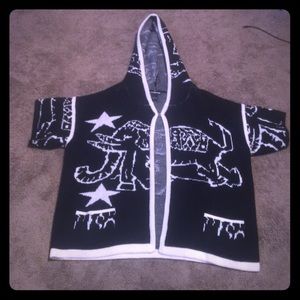 Black short sleeves cardigan 30$ OBO.