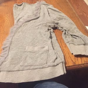 Grey cardigan