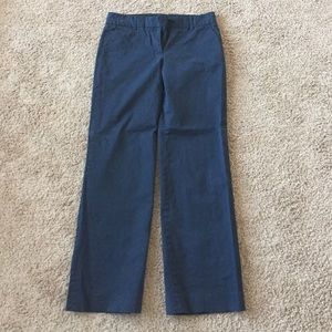 Navy JCrew trousers slacks/pants