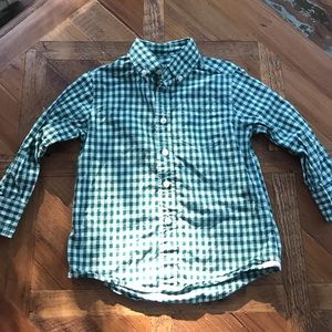 J.Crew Boys Button Down Small Print Buffalo Check