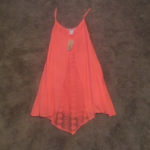 Peach summer dress 15$.