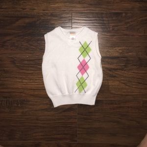 Toddler- sweater vest from Gymboree.