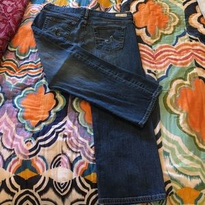 AG cropped denim jeans, size 31