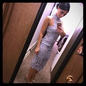 Light blue lace dress