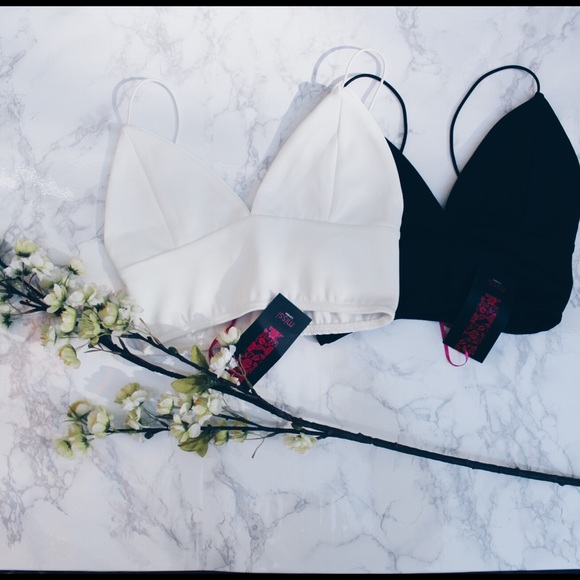Black or White Bralette - Picture 1 of 3