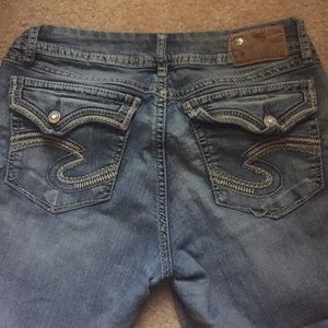 Silver Suki Flap Jeans💕✨