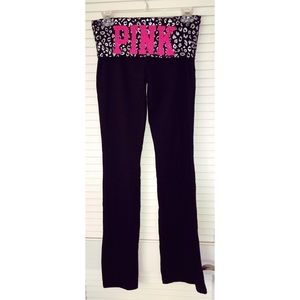 NWOT Victoria's Secret fold over yoga pants