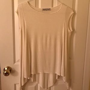 Urban Outfitters Trapeze Top ivory