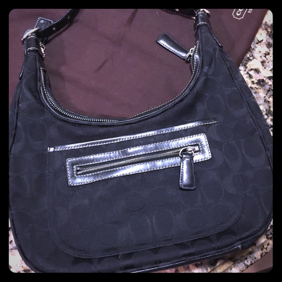 Coach signature hobo
