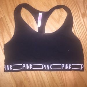 Pink Sports bra