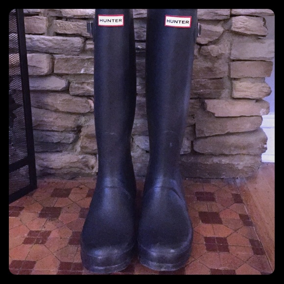 Hunter Shoes - Hunter Original Tall Matte Navy Boots