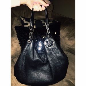 Michael Kors Leather Logo Bag