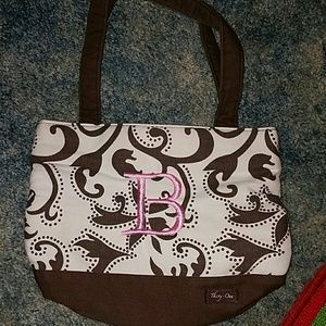 Thirty One bow purse. Monogrammed "B"