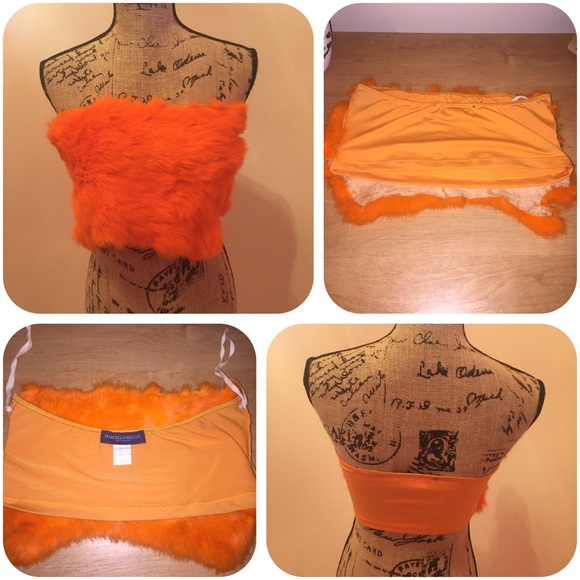 Marcelo Soltan Orange Rave Punk Top