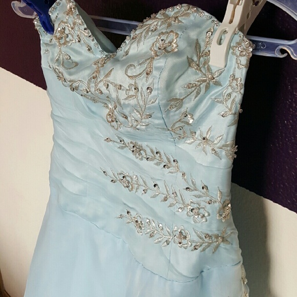 Sky blue Formal Dress