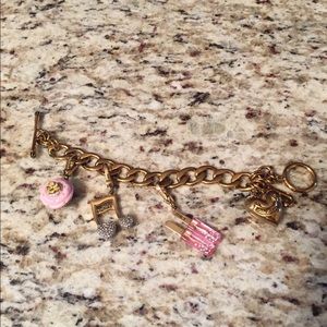 Juicy Couture Gold Charm Braclet