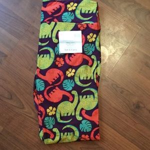 Lularoe TC dinosaur leggings