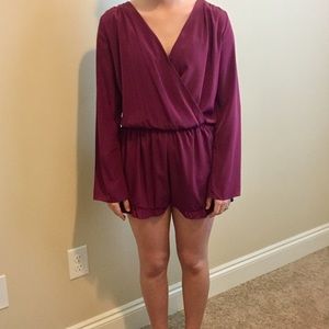 Boutique magenta romper