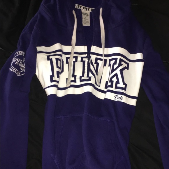 VS Half Zip Pink Hoodie 💜