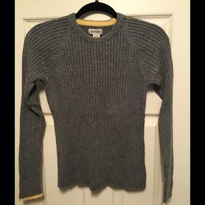 Aeropostale Gray w/yellow trim Sweater.