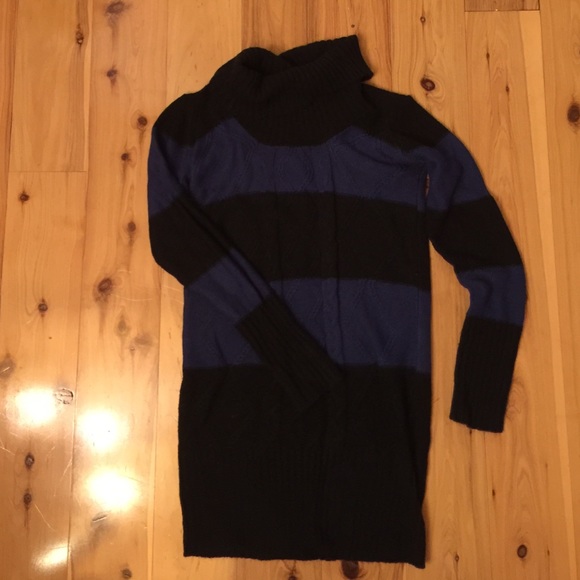 Black and blue sweater