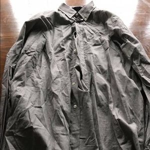 Ralph Lauren brown check button down shirt