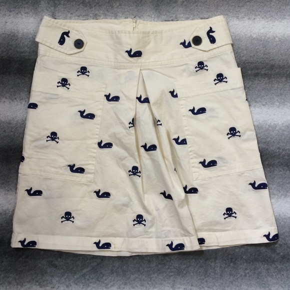 Libertine for Target Mini Skirt w/ whales & skulls