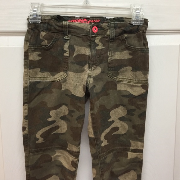 girls camo jeans