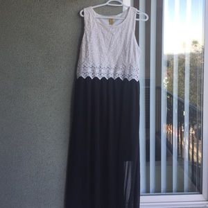 Black and white dress