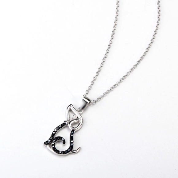 💠STERLING SILVER💠Dog Pendant w/ Chain - Picture 2 of 3